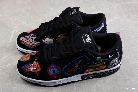 Low Nike DQ4488-001 Neckface Dunk SB 0125